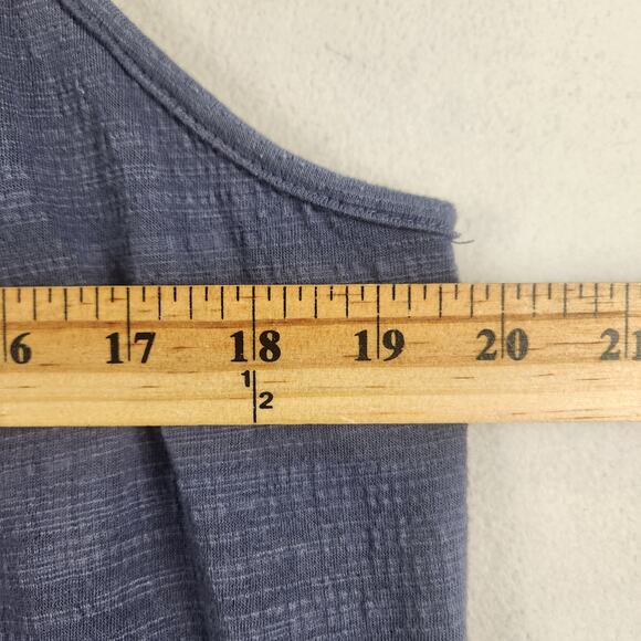 ZSUPPLY Textured Flared Jumpsuit Women’s SZ LG Blue Boho Oversized Breathable - Picture 12 of 16